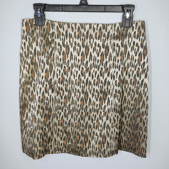 Alberto Makali X Cache Y2K Leopard Print Mini Skirt Streetwear 90s Edgy Size 8 - Picture 9 of 9